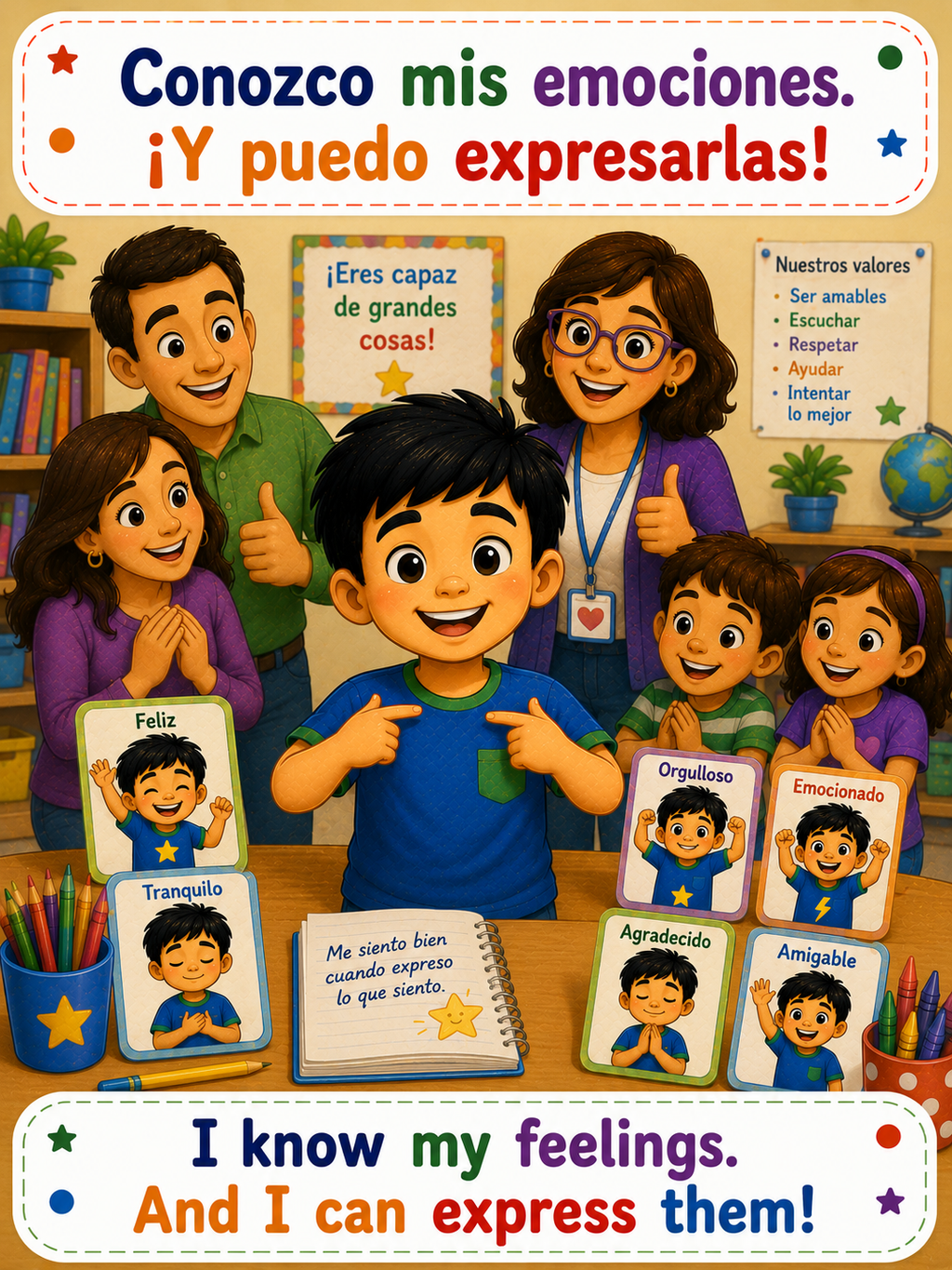 Mis Emociones en Dos Idiomas