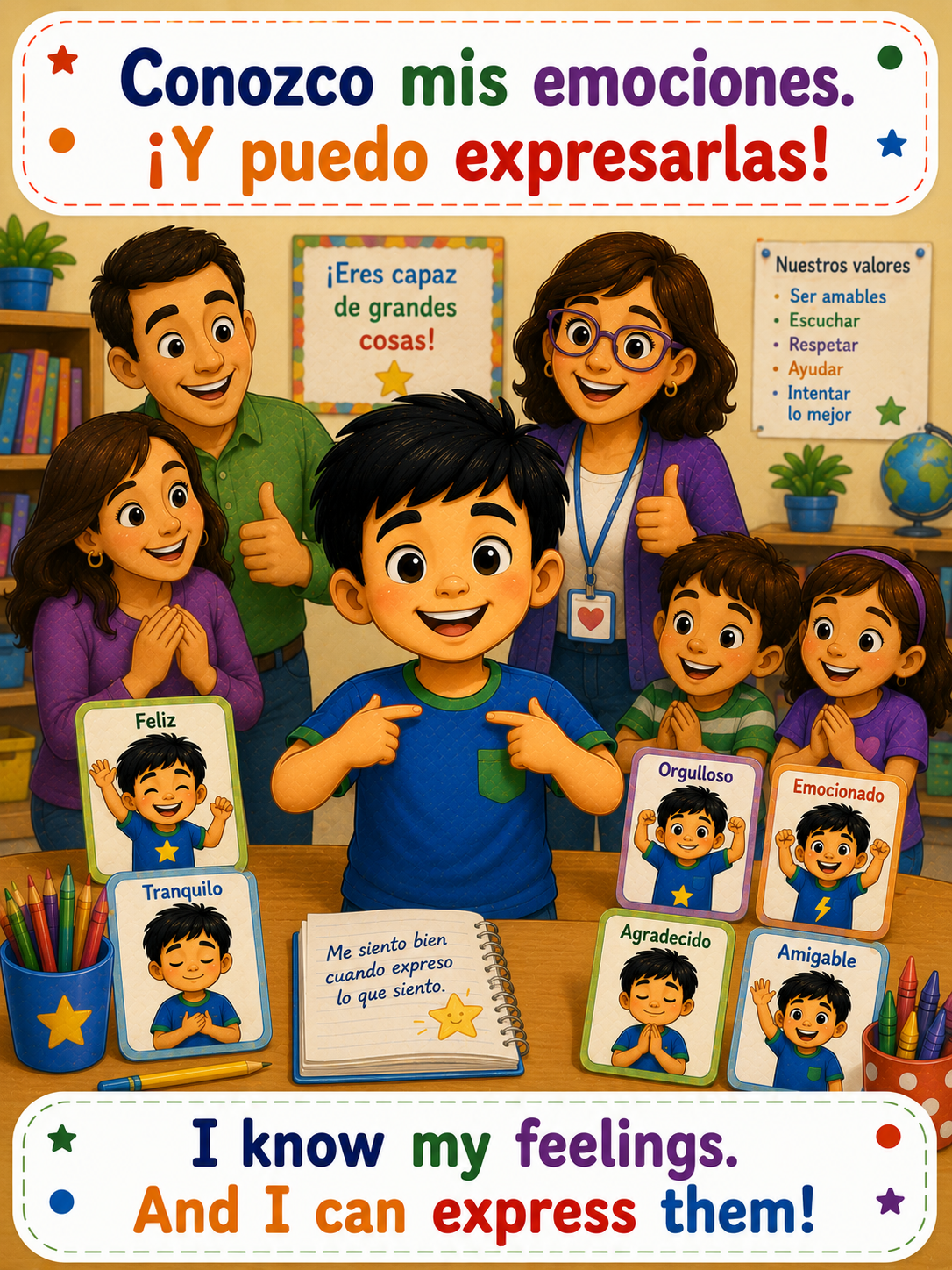 Mis Emociones en Dos Idiomas